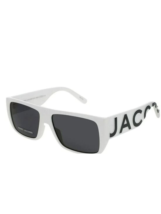 Marc Jacobs White Square Logo Sunglasses NWT